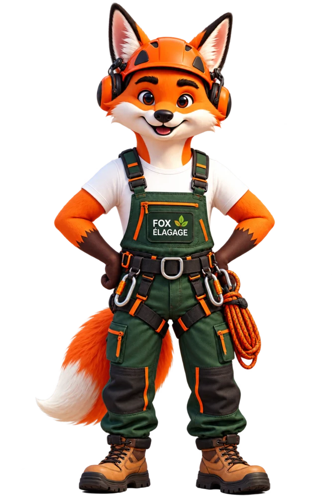 Fox, la mascotte de Fox Élagage